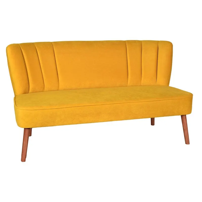 Canapea Lux Moon River, 140 x 78 x 71 cm - Galben