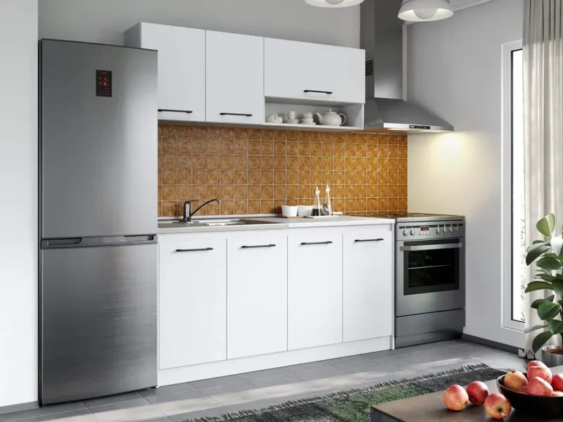 Set Mobila Bucatarie Mina Pure 160 Alb C50 — imaginea 3