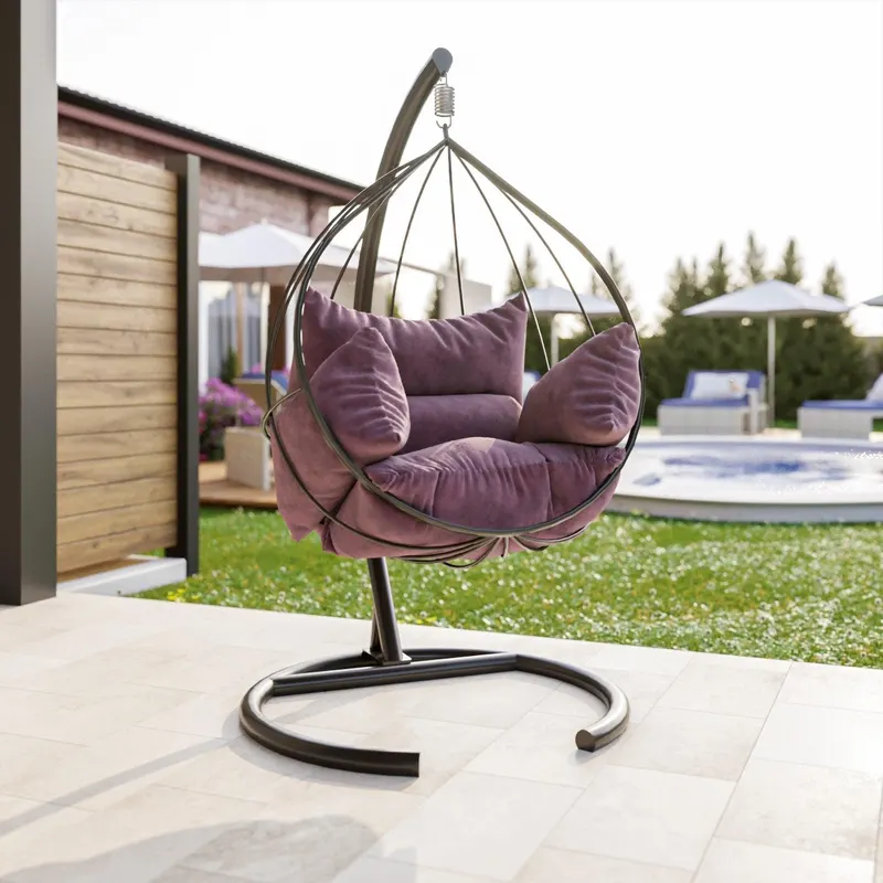 Balansoar de gradina Mavera, Violet/Negru - Mov