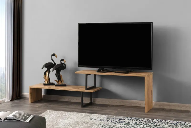 Comoda Tv  Ovit, Antracit - Stejar (diverse dimensiuni) - Stejar