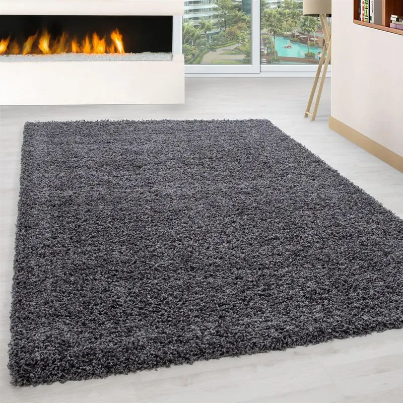 Covor Liverpool, 170x120 cm - Gri inchis / 120 x 170