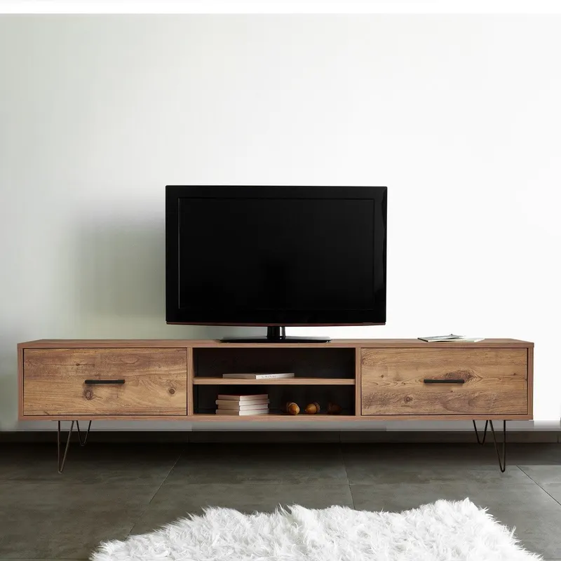 Comoda TV Stoon, Nuc, 180x50x40 cm - Nuc