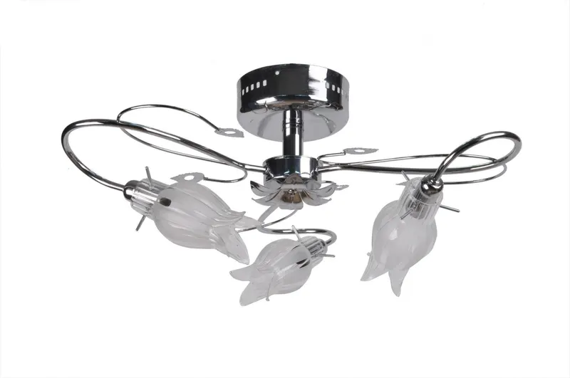 Lustra Nilfer Chandelier, Argintiu - Multicolor