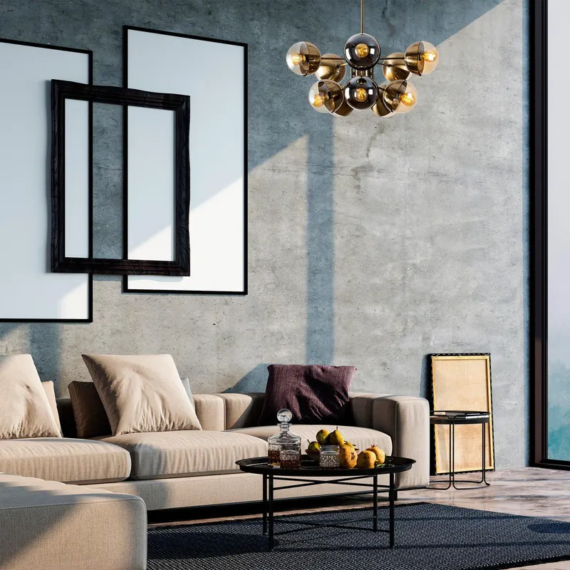 Lustra Karsor Chandelier, Vintage - Multicolor