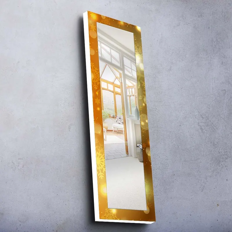 Oglinda Decorativa Yanayna, 40x120x0.4 cm - Auriu