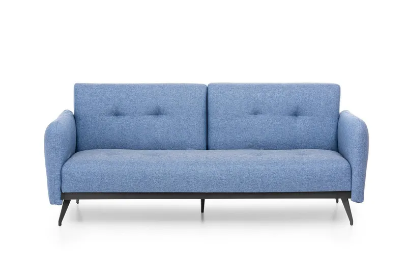 Canapea extensibilă 3 locuri Ron, Diverse culori, 190x65x43 cm - Albastru