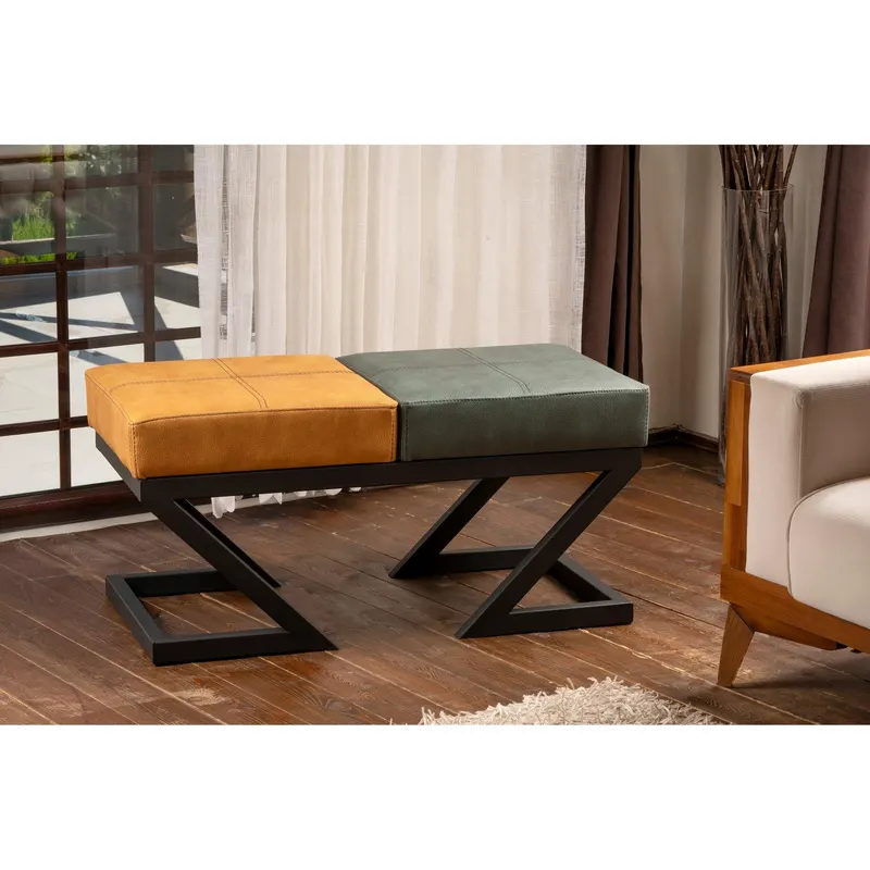 Taburet Ago Lux Hol, 92 x 46 x 44 cm, 2 Culori - Verde