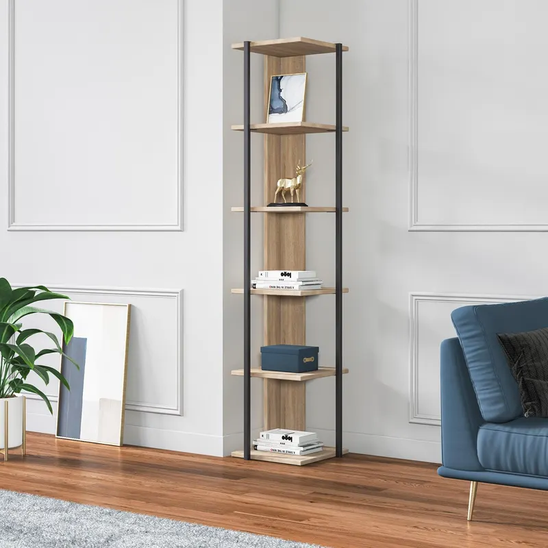 Biblioteca Furba,  35x170x35 cm - Stejar