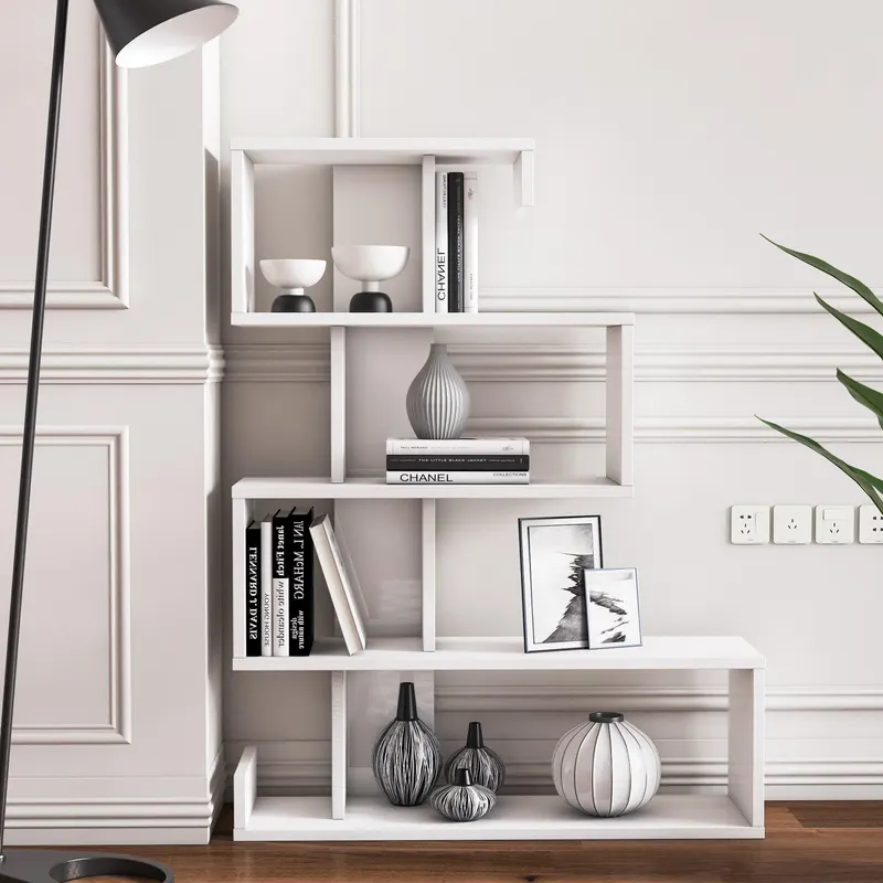 Biblioteca Longway, 80x100x22 cm - Alb
