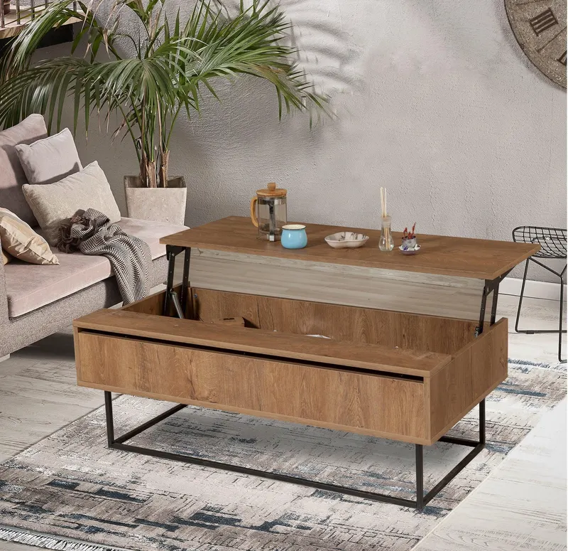 Masuta de Cafea Est, Nuc, 120x60x43 cm - Nuc