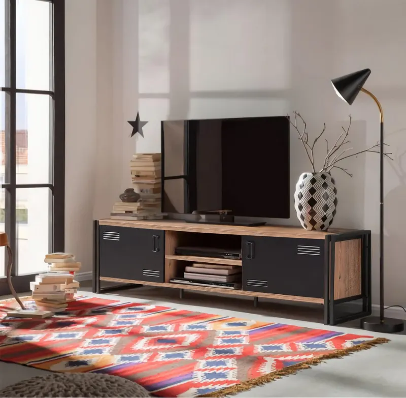 COMODA TV Cosmo Rex, Stejar, 180x50x45 cm - Stejar