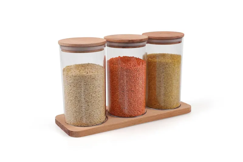 Set Borcane, 10x10x19 cm - Multicolor