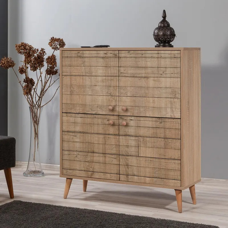 DULAP MULTIFUNCTIONAL Multilüx Multi Purpose Cabinet 6, Stejar Sonoma, 111x36x95 cm - Multicolor