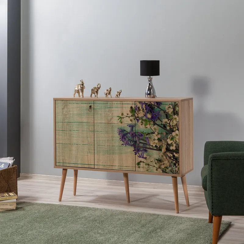 Comoda Lavanda Classic, Stejar Sonoma, 120 x 90 x 36 cm - Mov