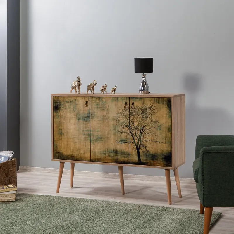 Comoda Lavanda Classic, Stejar Sonoma, 120 x 90 x 36 cm - Sonoma