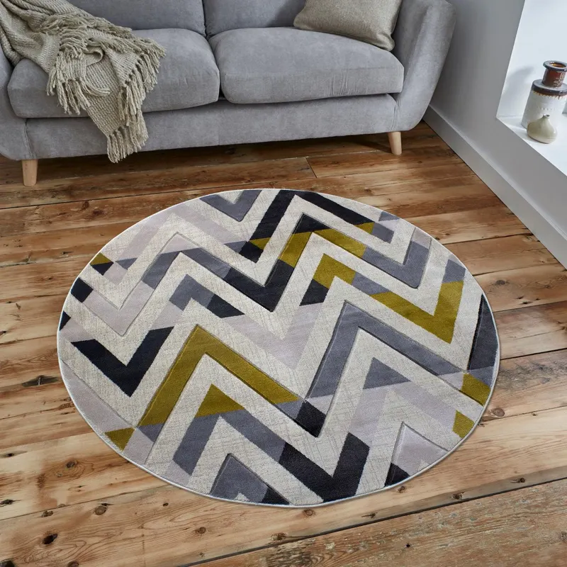 Covor de living / dormitor Rotund Dzyuba, Multicolor - Multicolor