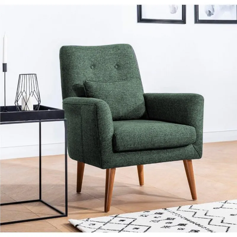 Fotoliu Akintola Berjer, 66x97x72 cm - Verde