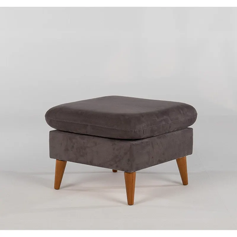 Taburet Eftal Puf Elegant, 63 x 48 x 63 cm - Gri