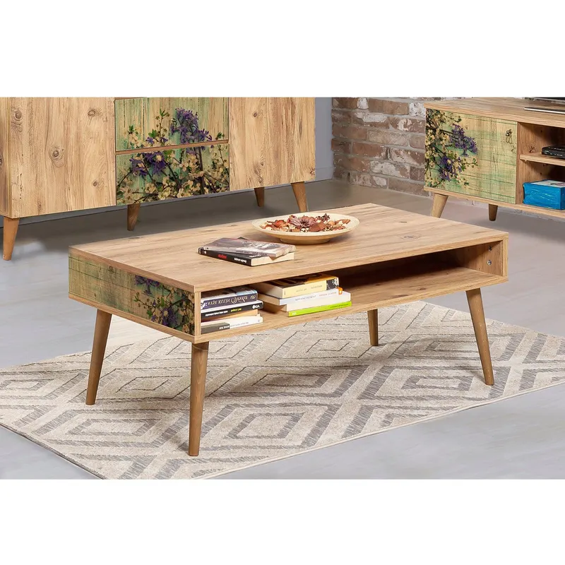 Masuta de cafea Viva - Coffee Table 6, Stejar, 45x60x110 cm - Stejar