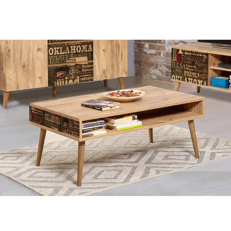 Masuta de cafea Viva - Coffee Table 4, Stejar, 45x60x110 cm - Stejar