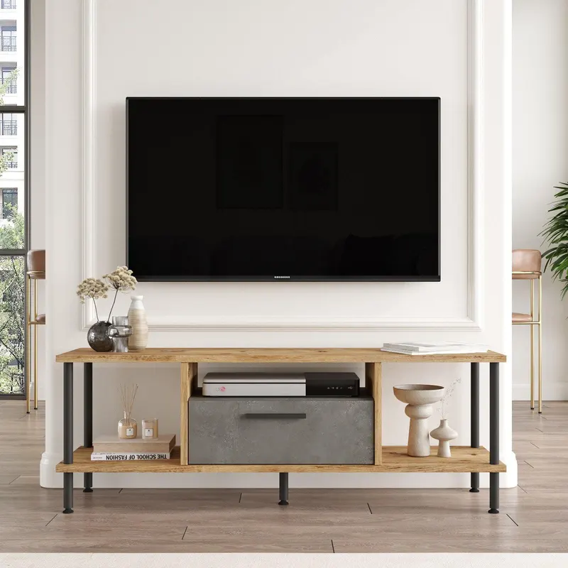 COMODA TV NB1-AG, Stejar, 30x41x120 cm - Stejar