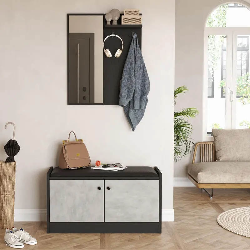 Cuier Remark, 86x45x36 cm - Alb