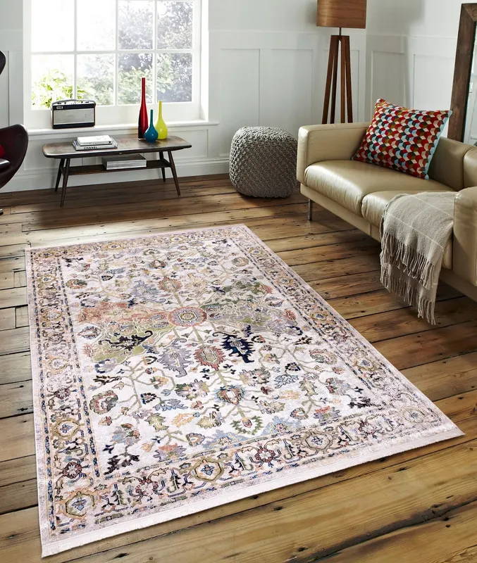 Covor de living / dormitor Anatolia, Lavabil, Antiderapant, 160x230 cm - Multicolor / 160 x 230