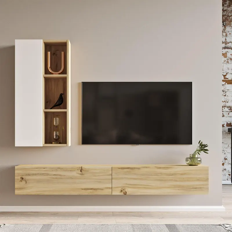 Comoda TV Televic, 175x25x28 cm - Stejar