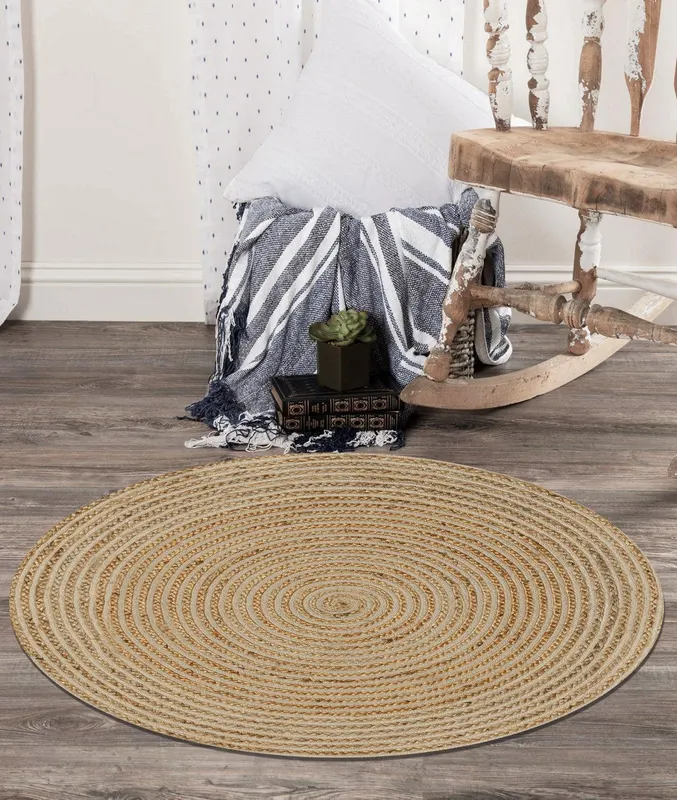 ⁠Covor de hol / bucatarie 00008A, Natural - Natural