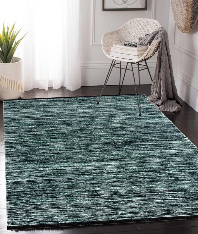 Covor de Hol Terro, Lavabil, Antiderepant, 80x150 cm - Albastru / 80 x 150