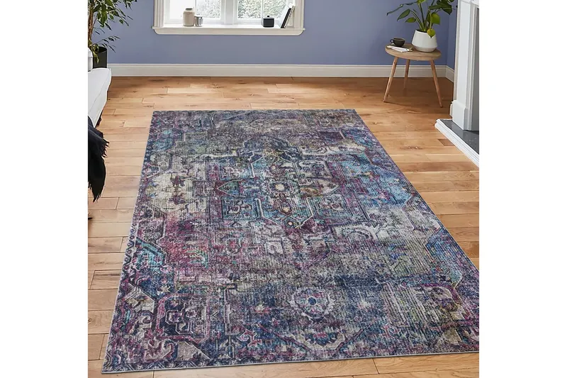 Covor de living / dormitor Sultan Turcesc, Lavabil, Antiderapant, 180x290 cm - Multicolor / 180 x 290