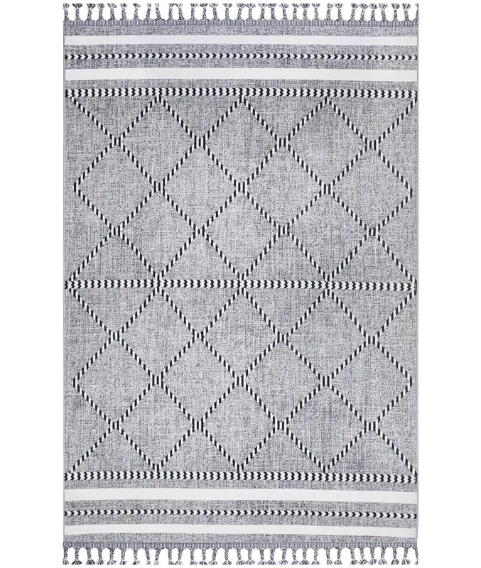 Covor de Hol Nissi, Gri, 300x97 cm - Gri / 97 x 300
