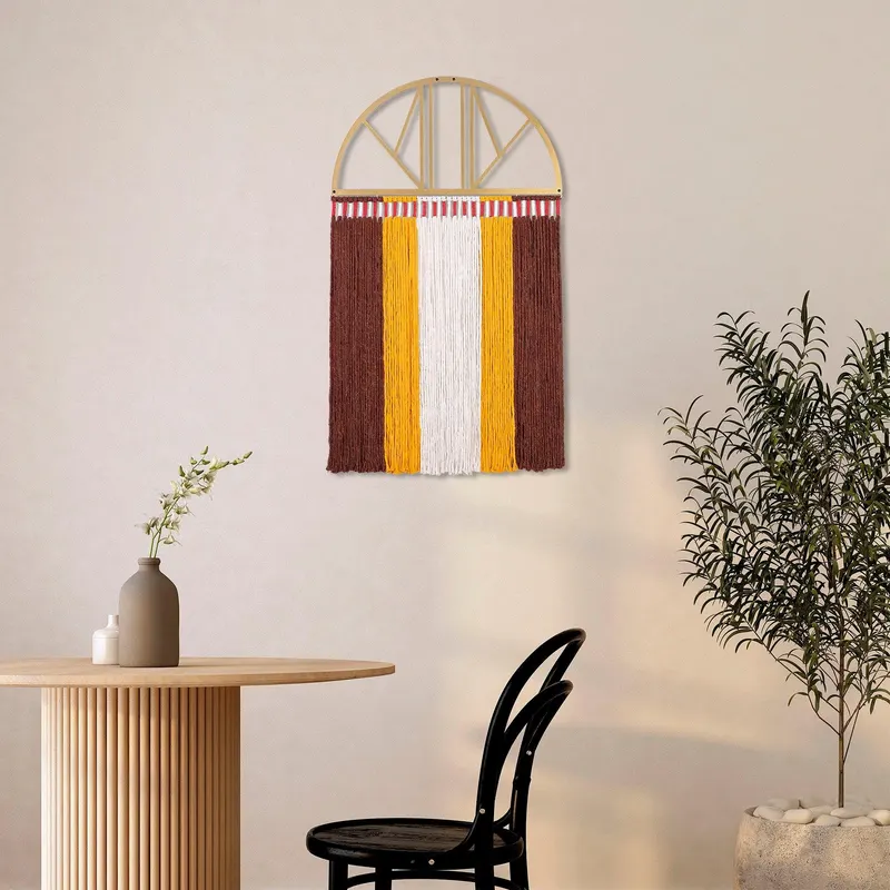 Decoratiune de perete Metal Ground, Alb, 84x1x49 cm - Alb