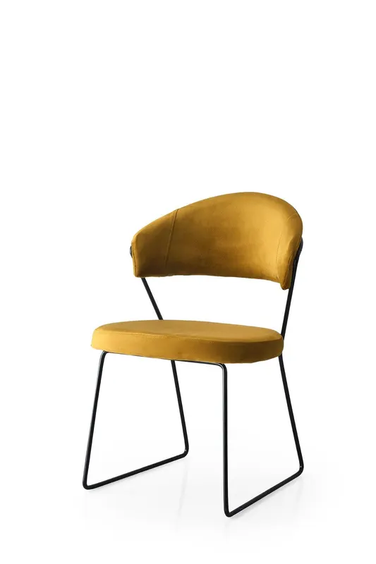 Set scaune Bucatarie Sufragerie (2 bucăți) MN Chair Set, Muştar, 56 x 75 x 53 cm - arsiv5