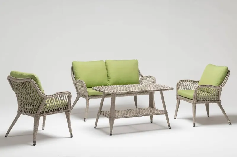Set De Lounge De Grădină Irıs - 211S, Verde, 166X82X72 Cm - arsiv7