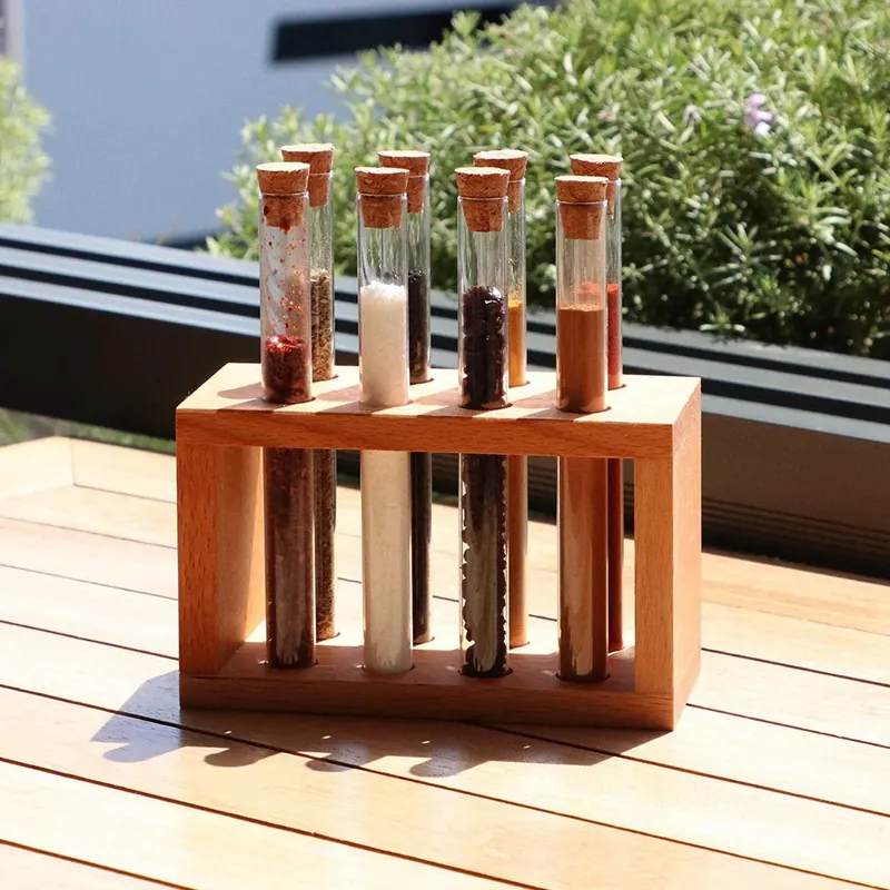 Set borcane de condimente, 16x8x17 cm - Natural