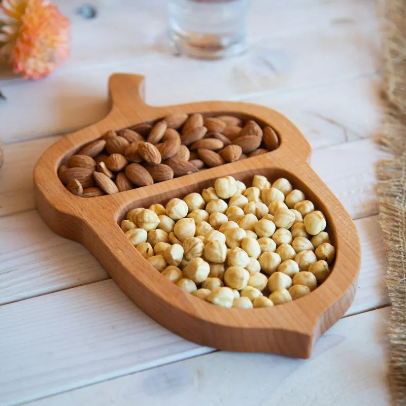 Platou pentru aperitiv, Natural, 28x18x2 cm - Natural