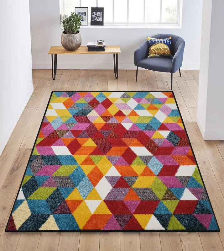 Covor Theo, Multicolor (diverse dimensiuni) - arsiv8 / Multicolor