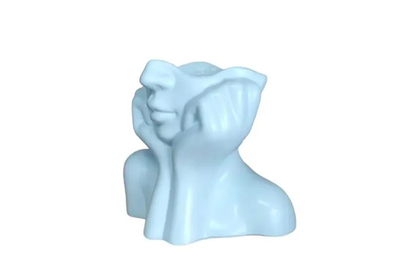 Vaza Iskandinav Layd 19x16 - Light Blue