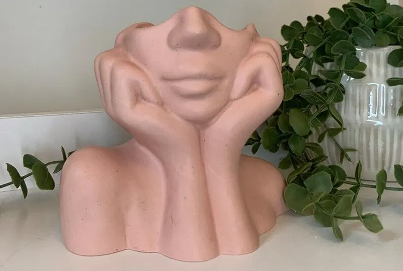 Vaza Iskandinav Layd 19x16 - Pink