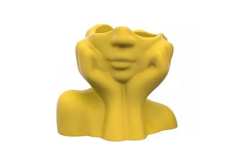 Vaza Iskandinav Layd 19x16 - Yellow