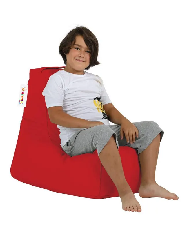 Fotoliu pentru copii, Bean Bag, Ferndale, impermeabil, Garden Bean Bag,  40 x 65 x 25 cm - Roșu