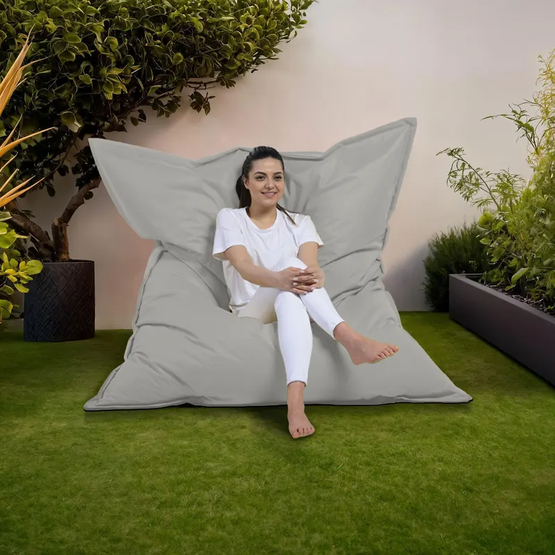 Puf Giant Cushion 140x180, Fumuriu - Gri