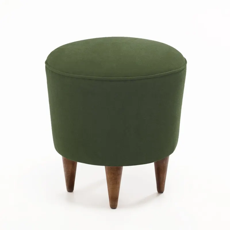 Taburet Norva 238, Verde, 40x40x40 cm - Verde