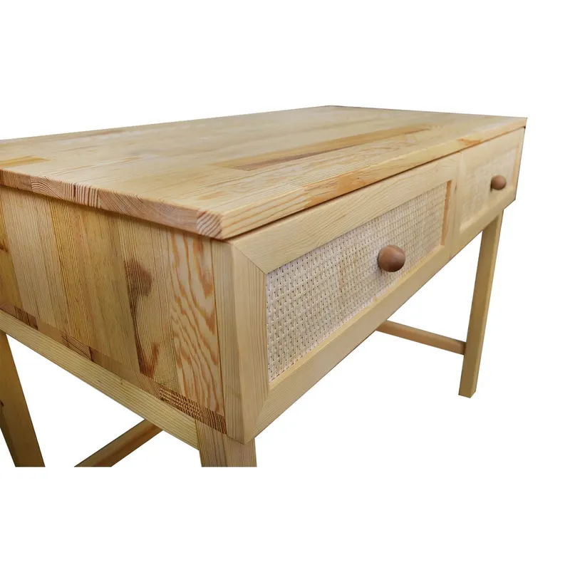 Birou Aukra, Pin, 100x55x75 cm - Natural