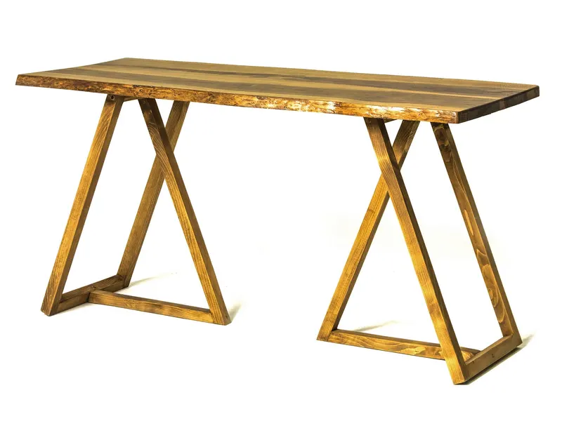 Masă dining Saiza, Stejar, 149x55x79 cm - Stejar