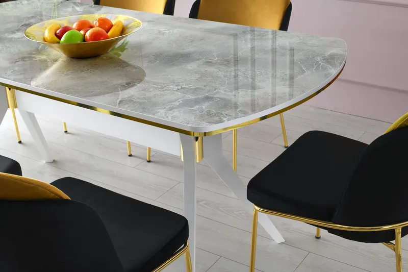 Masă dining İkon - 1002, Multicolor, 180x90x77 cm - Multicolor