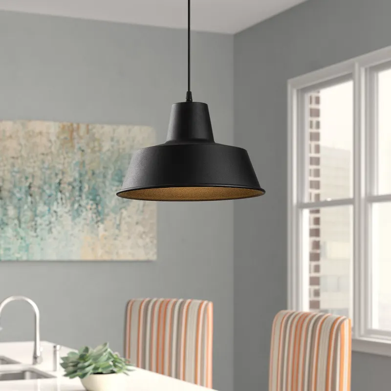 Lustră Sağlam - 3736, Negru - Auriu, Ø30x116 cm - Negru - Auriu