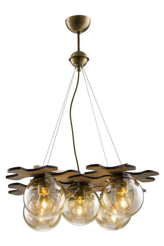 Lustra Hunt Chandelier 1588, Vintage - Multicolor