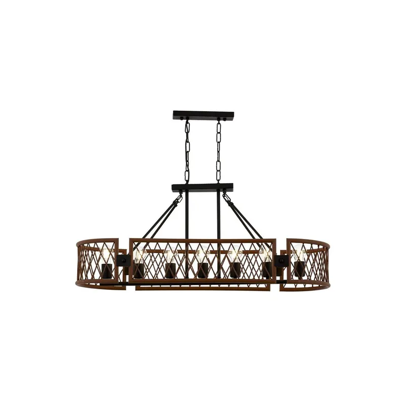 Lustra Av-1898-6Y-Bsy, Negru - Negru